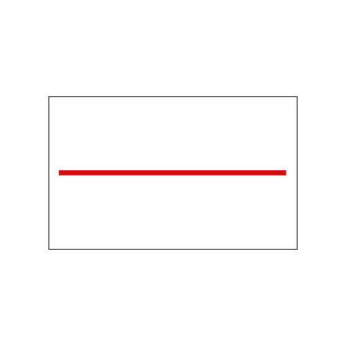 ＵＮＯ２Ｗ用ラベル　赤１本線　１０巻