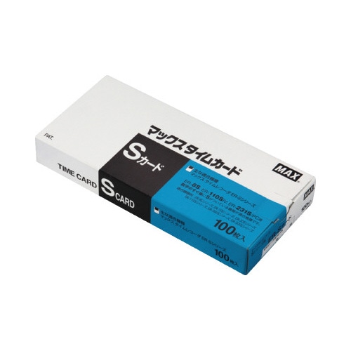 タイムカード　ＥＲ－Ｓカード　青　１００枚