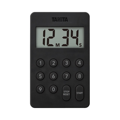 デジタルタイマー　ブラック