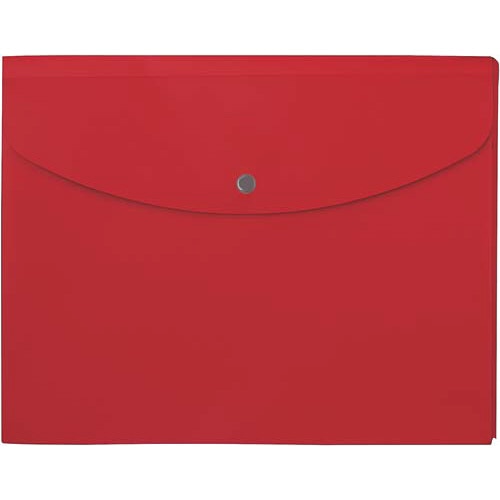 ポケット付エンベロープマチ付横　レッド１０冊