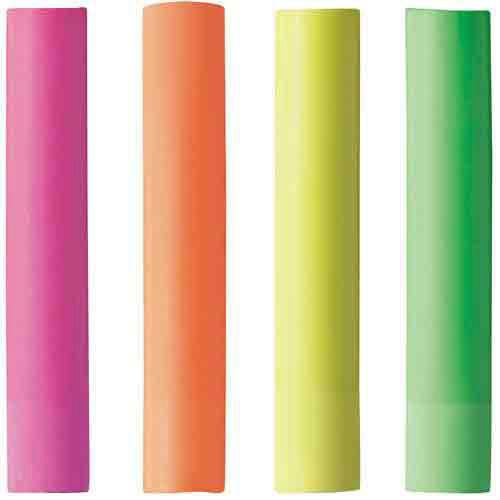 ダストレス学校用蛍光チョーク　４色　７２本