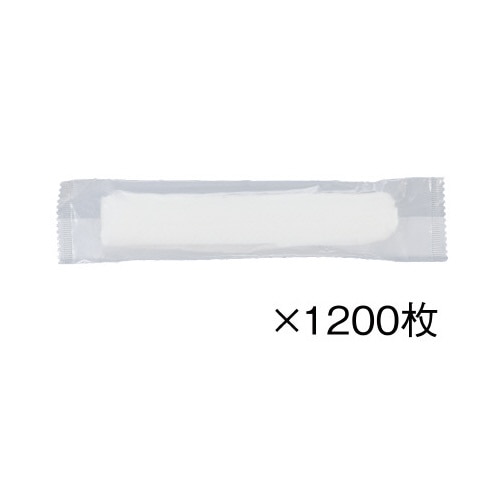 不織布パルプおしぼり　丸型　１００枚入×１２