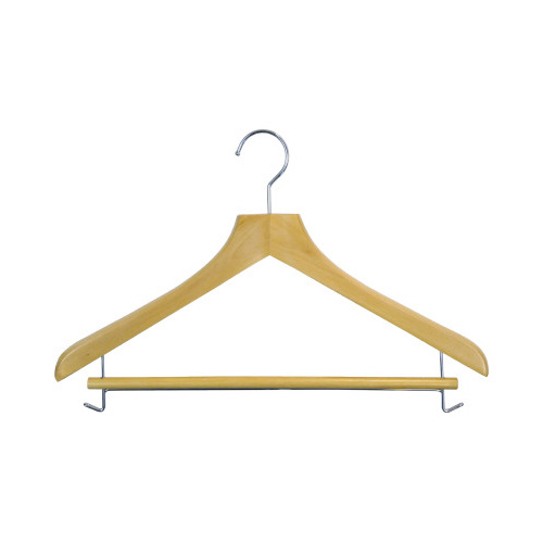 木製ハンガー木と生活　スライド　ナチュラル　３４本