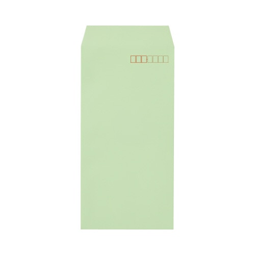 オリジナルソフトカラー封筒　長３ウグイス１０００枚