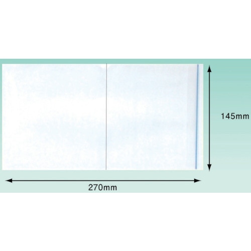 ポケット　透明　長３　１４５×２７０　１００枚