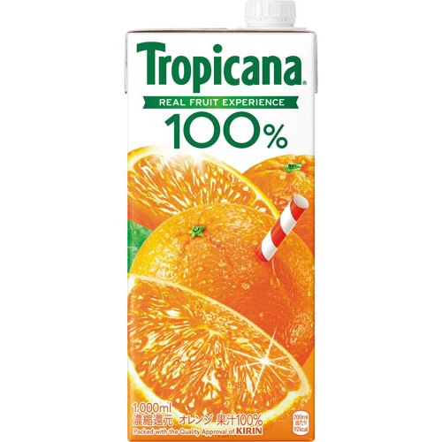 トロピカーナ　オレンジ　１０００ｍｌ　６本※