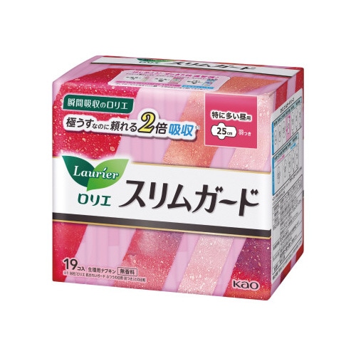 ロリエ　スリムガード　特に多い昼用　１９コ入