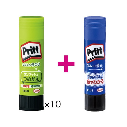 プリットつめかえタイプ１０本＋カラープリット１本