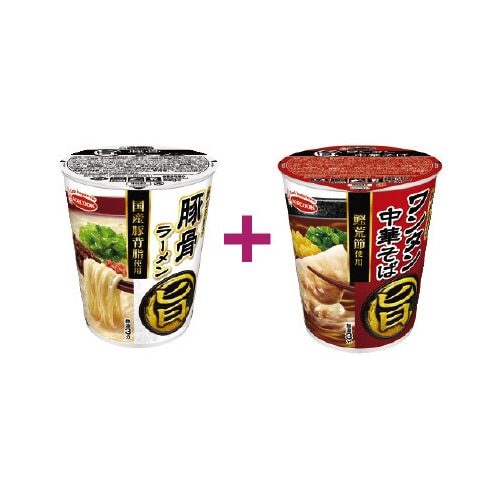 まる旨　中華そば１２個＋豚骨ラーメン１２個セット※