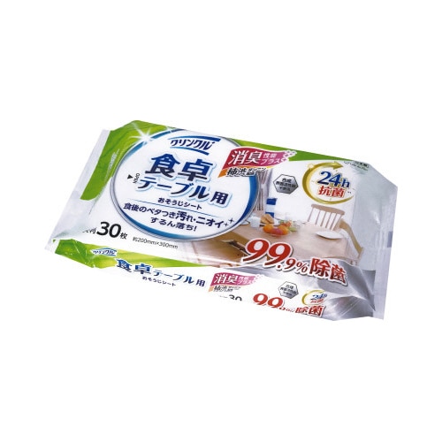 クリンクル　２４時間抗菌　食卓テーブルふきん３０枚