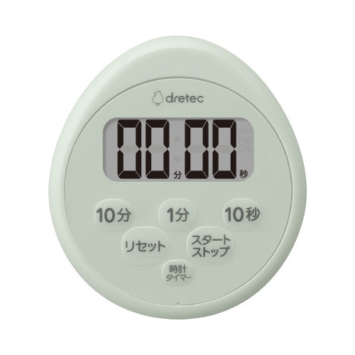 時計付防水タイマー　グリーン