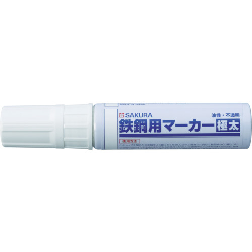 鉄鋼用マーカー極太　白