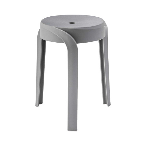 ３本脚スツール　ＰＣ－８６０グレー　６脚セット