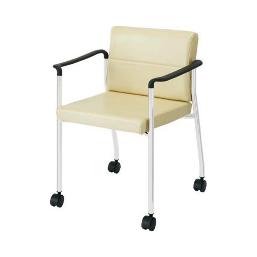 ＬＥＰ１０チェア　キャスター　アイボリー２脚セット