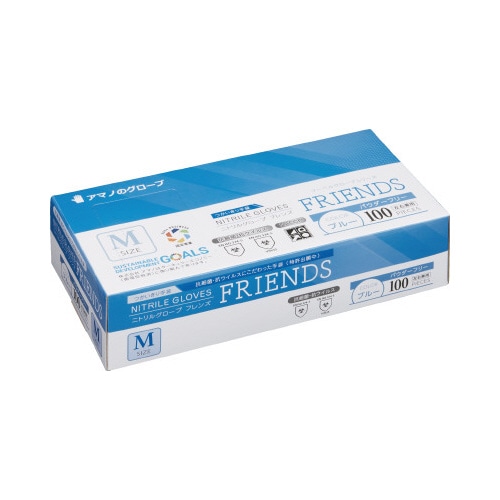 ニトリルグローブフレンズ　Ｍサイズ　１００枚入