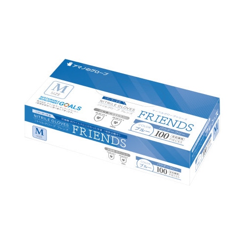 ニトリルグローブフレンズ　Ｍ　×２０