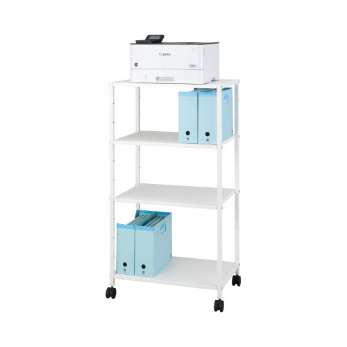 スチールプリンターラック４段６００×４００