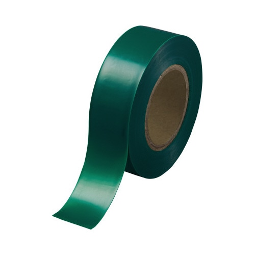 ビニールテープ　緑　幅１９ｍｍ×長さ１０ｍ　６０巻