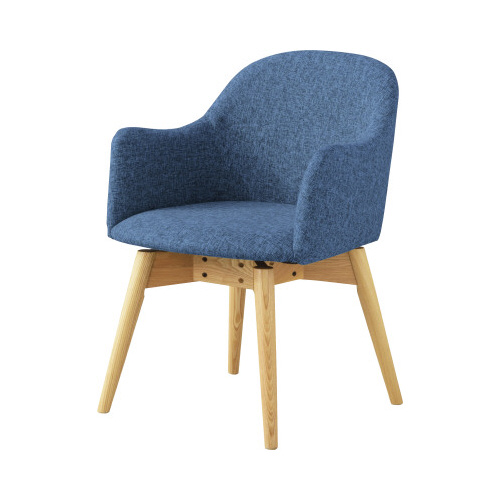 カラメリ回転式チェア　ブルー