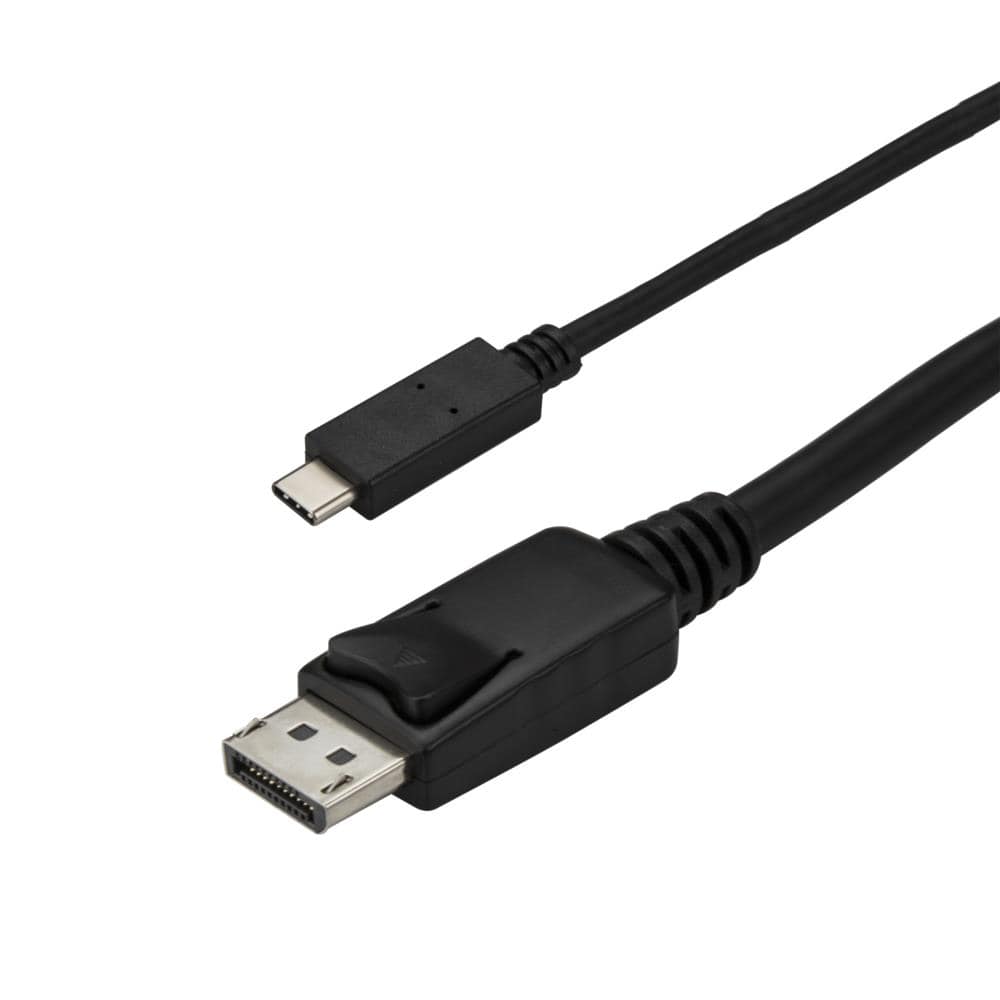 USB Type-C - DisplayPort変換アダプタケーブル　1m　4K/60Hz　USB-C(オス) - ディスプレイポート(オス)　保証期間： 3年間