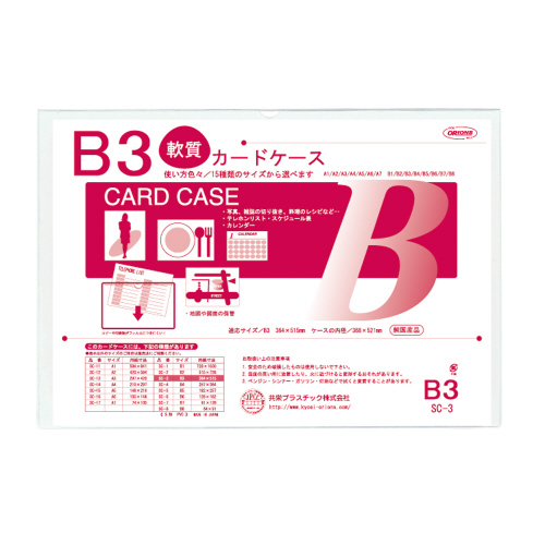 クリーンソフトケース　Ｂ３　×１０