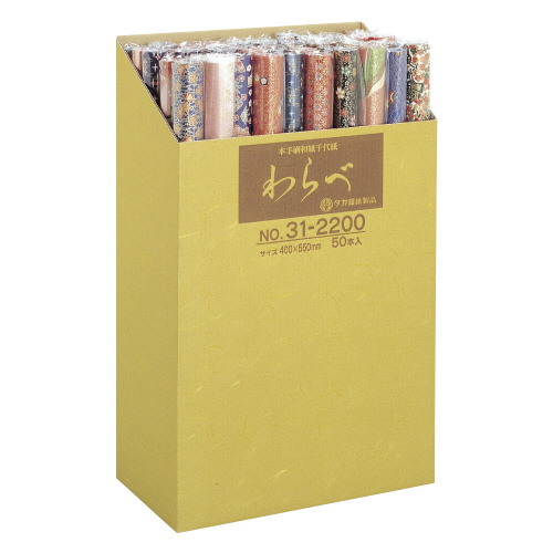 和紙千代紙　わらべ　ロールセット　５０本入