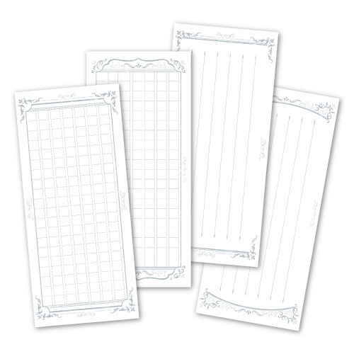 インクで綴る一筆箋　レリーフ　５冊入
