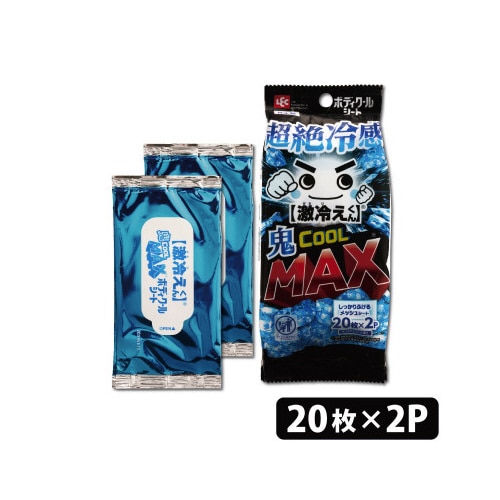激冷えくん　ボディクールシート　２０枚入×２個
