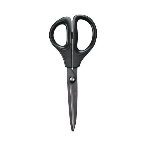 ハサミ　サクサ　ストレート・フッ素刃　ブラック