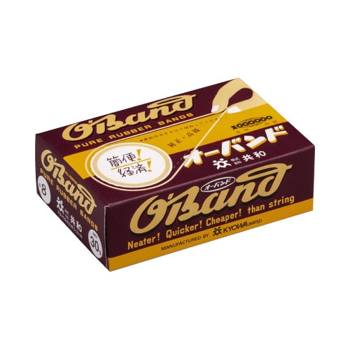 輪ゴム　オーバンド　＃１６　アメ色　３０ｇ箱