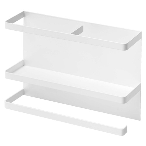 キッチンペーパー＆ラップホルダータワーホワイト