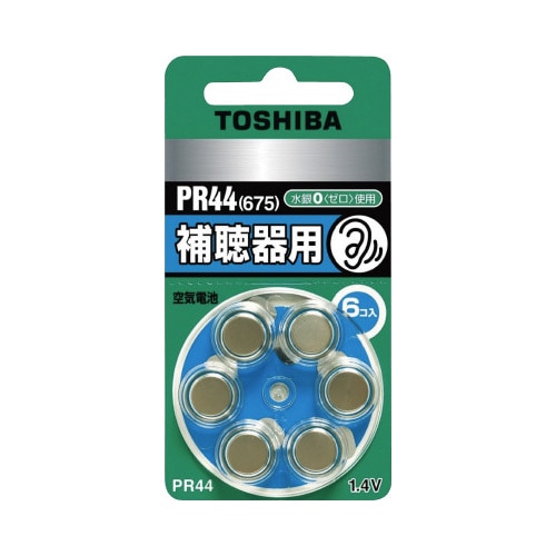 補聴器用電池ダイヤルパックＰＲ４４（６個）
