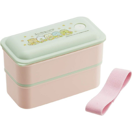 パッキン一体型　２段弁当箱　すみっコぐらし