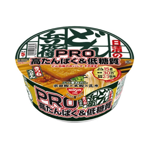 どん兵衛ＰＲＯ高たんぱく＆低糖質きつねうどん１２個※