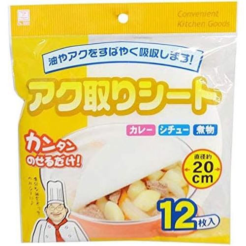 アク取りシート　１２枚入　８セット