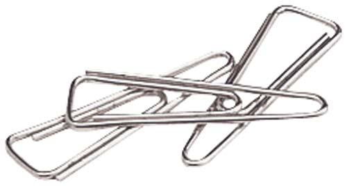 Ｖゼムクリップ大　シルバー　５箱（約２５００本入）