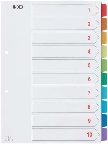 カラーインデックスＰＰ　Ａ４　１０山　５組