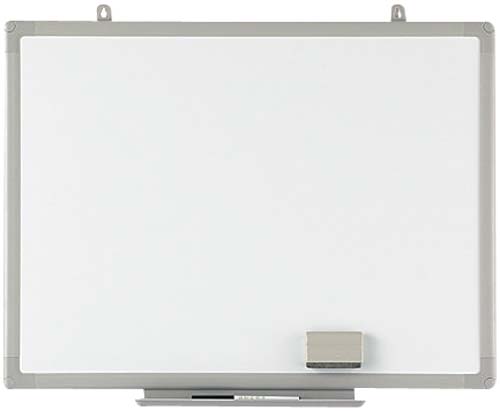 樹脂枠ホワイトボード　グレー枠４５０×６００ｍｍ