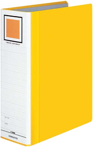 チューブＦエコツインＲ黄Ａ４縦背幅９５ｍｍ３冊