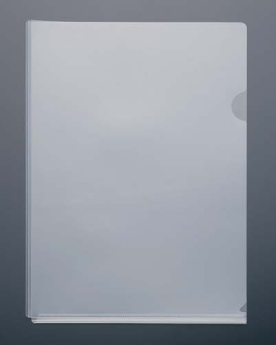 クリヤーホルダー厚とじＡ４　乳白　１００枚