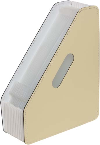 ドキュメントスタンドＡ４タテ１３Ｐクリーム３冊入