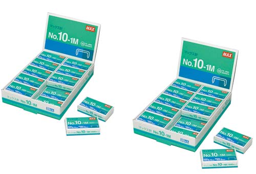 ホッチキス　１０号針　１０００本入　４０箱