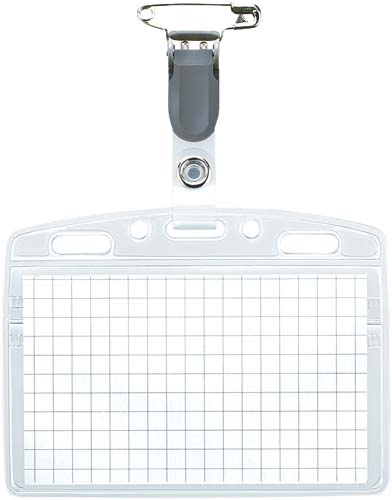 タッグ名札　チャック付名刺サイズ　５０個パック