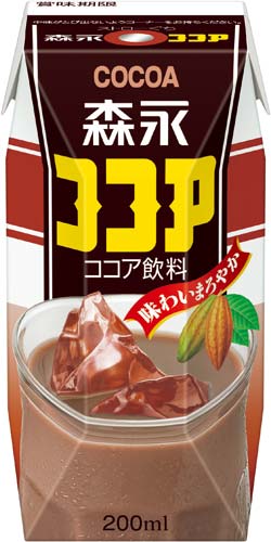 森永ココアプリズマパック　２００ｍｌ　２４本※
