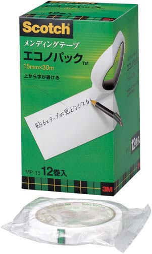 スコッチ　メンディングテープ１５ｍｍ×３０ｍ２４巻