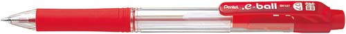 ノック式　ドットイーボール０．７ｍｍ　赤