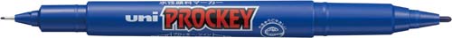 水性マーカー　プロッキー　細・極細　青１０本