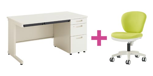 セット品　ピクサ２片袖１４００ＧＹ＋ＭＢチェアＬＧ