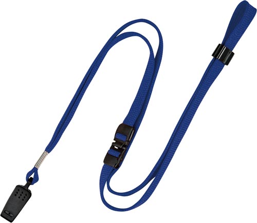 名札用ループクリップ　青　１０本