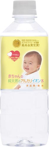 赤ちゃんの純天然のアルカリイオン水５００ｍｌ２４本※